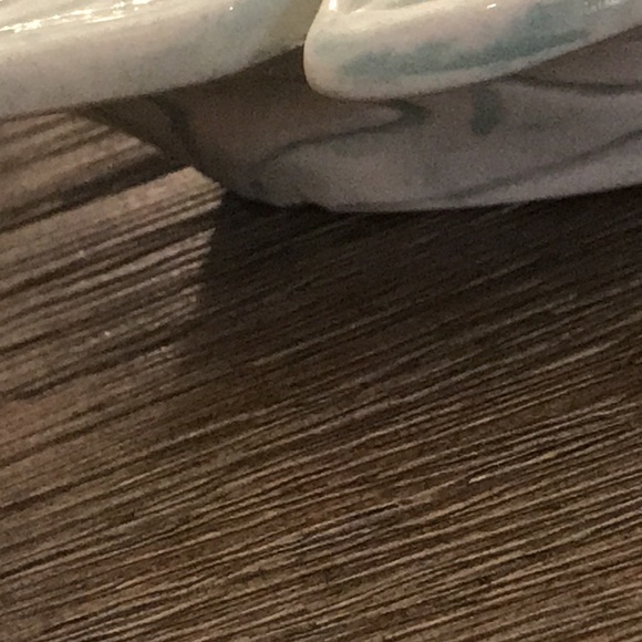 Individual deviled egg cup set of 4 vintage ceramic leaf design EUC unique - Picture 8 of 8